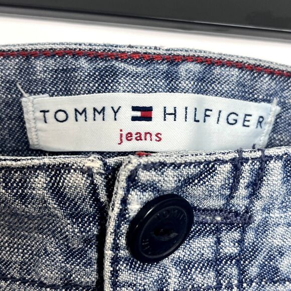 Tommy Hilfiger Blue Denim Mini Skirt Size 12 - Picture 8 of 10
